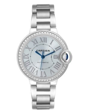 Cartier Ballon Bleu | Cadran Argent & Index Diamants