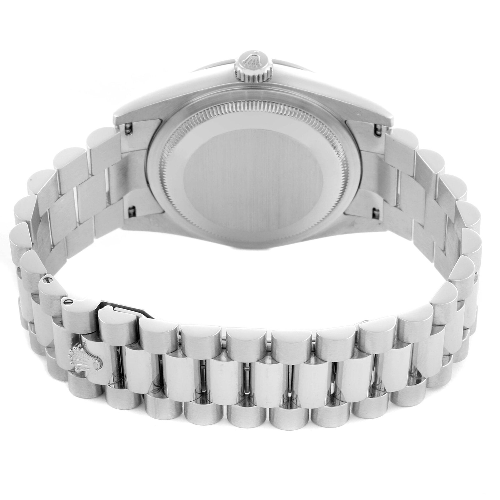 Rolex President Day-Date platine | cadran bleu et diamants – Image 8